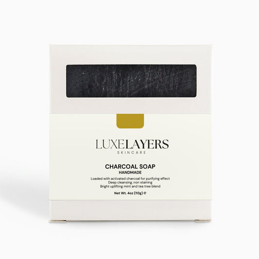 Charcoal Soap - LuxeLayers Skincare